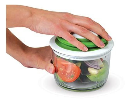 Imagen 7 de 8 de Picadora De Alimentos Manual Chef'n Veggichop (rúcula), 5.5