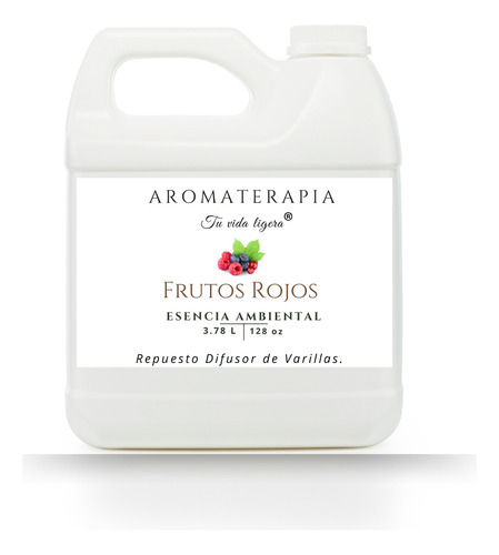 Esencia Para Difusor De Varillas Aroma Frutos Rojos 1 Galon