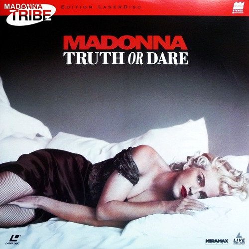 Eam Ld Laser Disc Madonna Truth Or Dare 1991 Miramax Films 