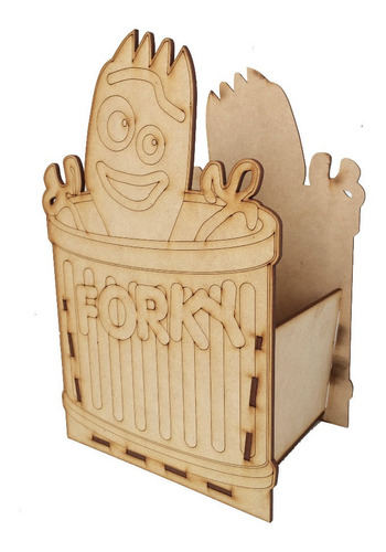 Dulcero Forky Mdf Candy Bar Toy Story