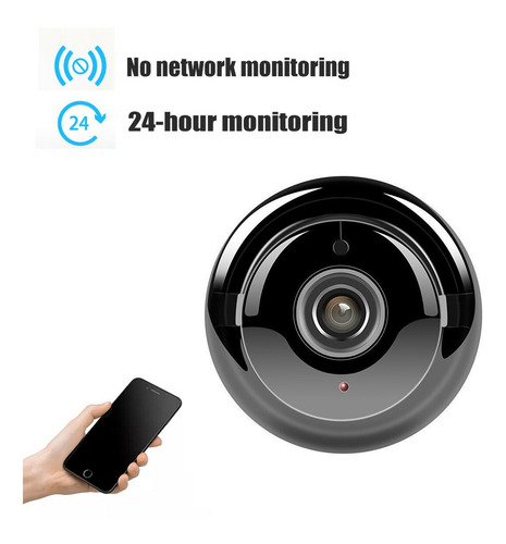 Câmera Wifi Sem Fio 720p Visualização Remota Do Monitor D