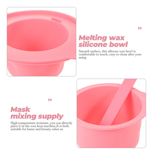 Espátulas De Cera De 400 Ml, Color Rosa