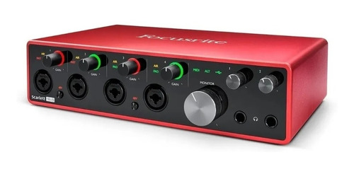 Interface De Audio Focusrite Scarlett 18i8 100v/240v 