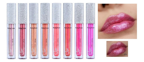 Shine Lip Gloss Labial Brilloso Larga Duración Ruby Rose