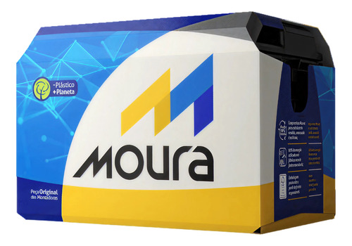 Bateria De Carro Moura 60ah Amperes M60d Sem Troca Sp Direito