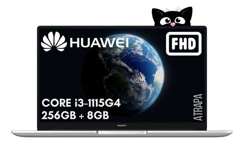 Huawei Matebook 15 Core I3 11va Gen 8gb + 256gb Ssd Notebook