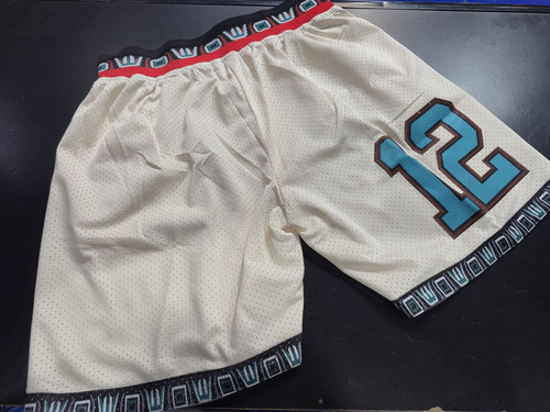 Short Bermuda Nba Básquet Memphis Grizzlies Beige M