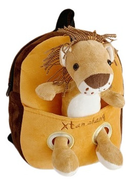 Morral Niños Con Peluche 