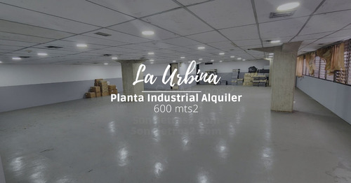 Planta Industrial La Urbina 600 Mts2 Sonmetros2