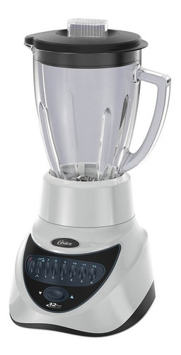 Licuadora Oster BLSTEG7806 1.25 L blanca con jarra de vidrio 220V