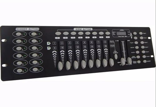 Mesa Dmx 512 C/ 192 Canais P/ Efeitos Como Strobo E Outros