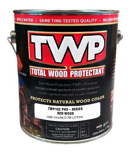 Twp 102 Redwood Aceite P/madera, Pérgola, Deck, Duela 1 Gal.