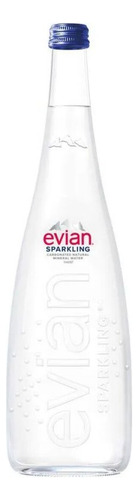Agua Mineral Evian Sparkling 750ml Con Gas