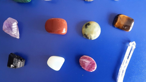 Set Coleccion De 16 Piedras Minerales Pequeñas