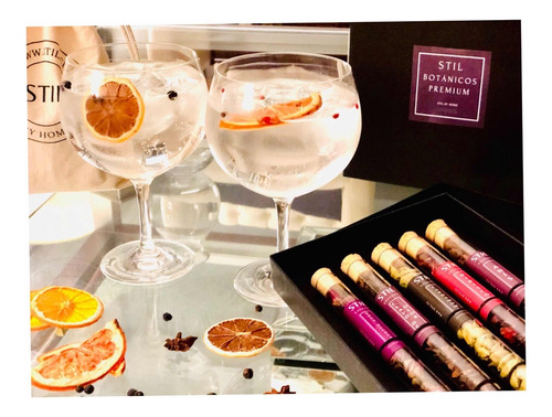 Set Botánicos Y Fruta Deshidratada Para Gin Y Vodka