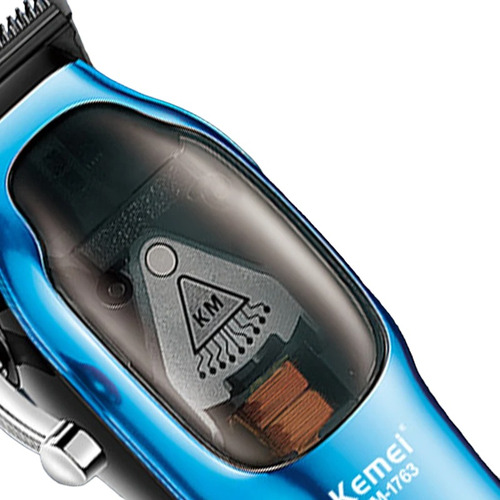Maquina Corta Pelo Inalámbrica Inalambrica Kemei Color Azul