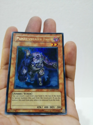 Yugioh Plaguespreader Zombie Csoc Ultra Mint Condition Msi