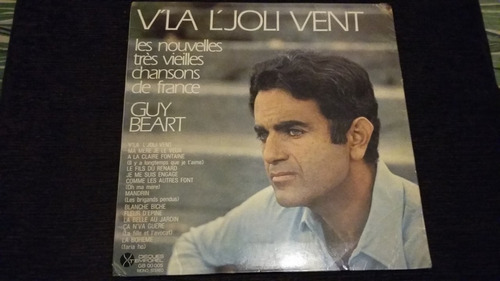 Guy Beart V'la L'joli Vent Lp Vinilo Balada Pop Soul