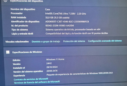 Asus Zenbook S 14 Touch Intel Core Ultra 7 32gb 1tb Ux5406 Gris (Usado)