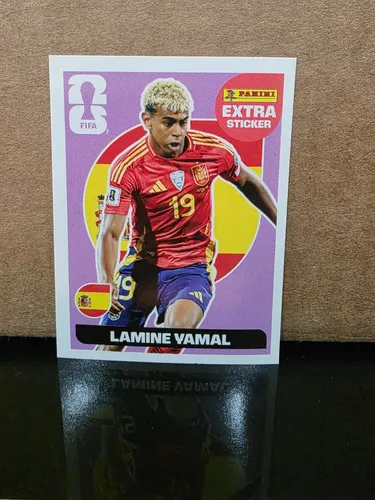 yamamosio19996　392721サイドアクリル Figurinha Extra Sticker Legend Roxa Lamine Yamal Copa 2026