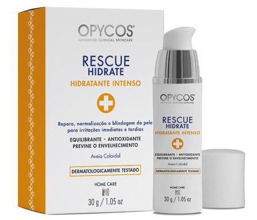 Rescue Hidrate Hidratação Para Peles Ressecadas Opycos/30g