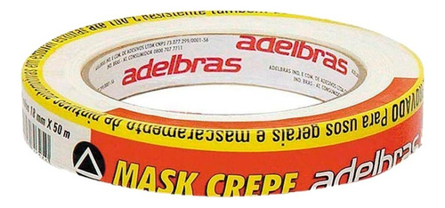 Fita Crepe Mask 710 18mmx50m - Adelbras