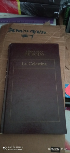 Libro La Celestina. Fernando De Rojas