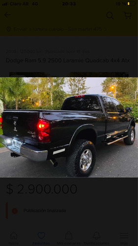 Dodge Ram 2008 5.9 2500 Laramie Quadcab 4x4