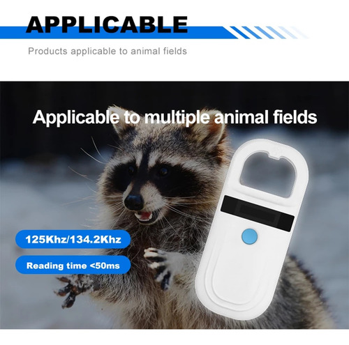 Imagen 5 de 12 de Transpondedor Lector De Escáner De Microchip Portátil Animal
