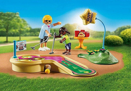 Figuras Para Armar Playmobil My Life Mini Golf +3