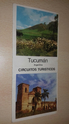 Antiguo Folleto Turistico De Tucuman (Usado)