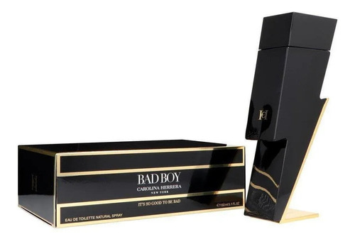 Carolina Herrera Bad Boy Edt Masc 150ml - Original + Brinde