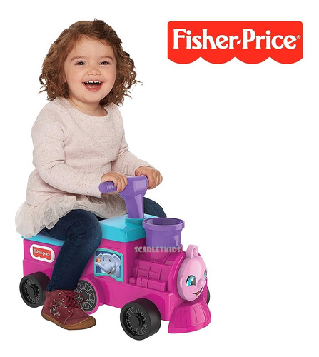 Imagen 3 de 7 de Fisher Price Tren Pata Pata Andador Tootin Ride On