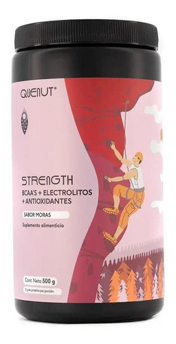 Strength Bcaa Electrolitos Moras 500 G Quenut