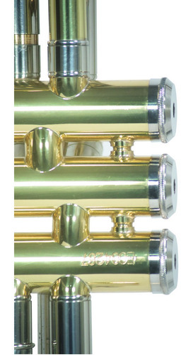 Trompeta Bb/c Laqueado Dorado Con Estuche Wesner Ptr1000c-g