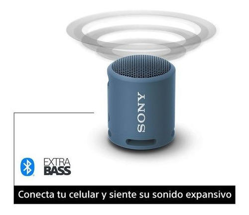 Bocina Inalámbrica Portátil Extra Bass Srs-xb13 Color Azul claro