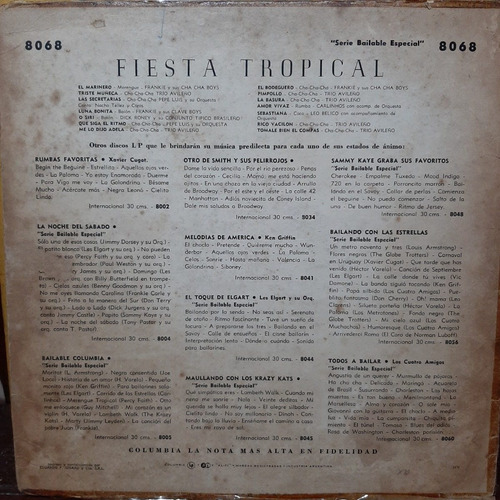 Vinilo Fiesta Tropical Cha Cha Cha C5