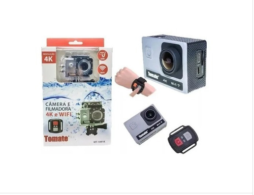 Câmera Filmadora Digital 4k Wifi C/ Controle Tomate Mt-1091