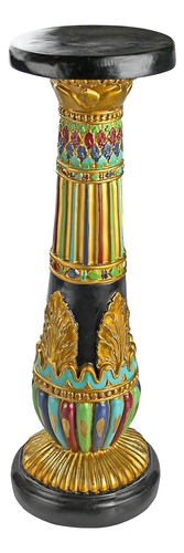 ~? Diseño Toscano Regal Egyptian Luxor Pedestal Escultural, 