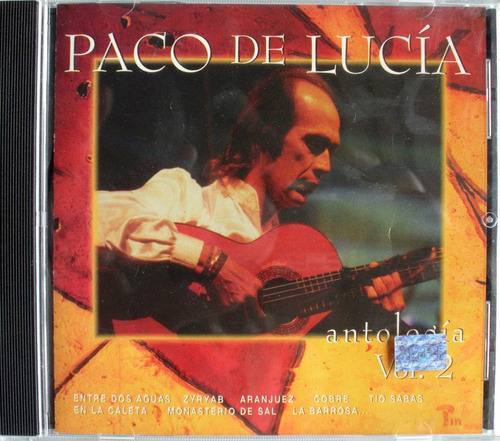 Paco De Lucia - Antologia Volumen 2 - Cd Nacional 