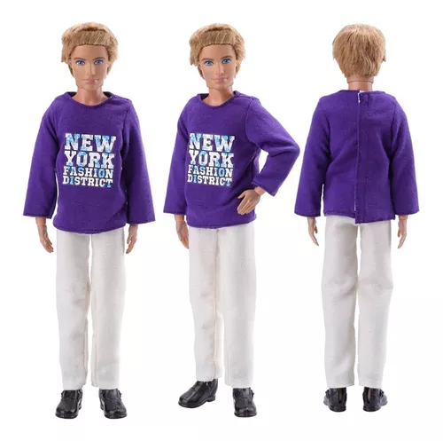 5 Conjuntos De Roupas Para Boneco Ken namorado da Barbie