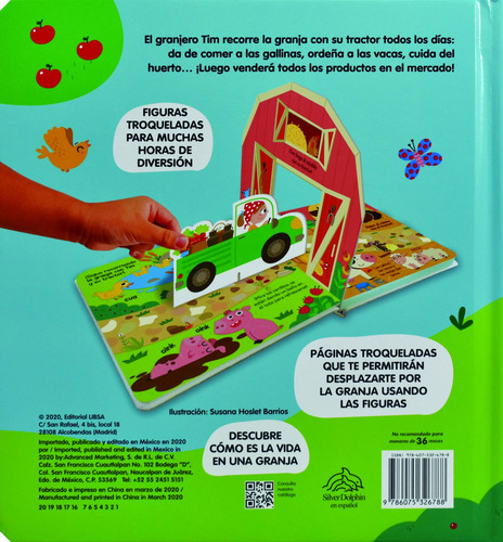 Toc Toc: Granja, de Hoslet, Susana. Toc Toc: Ciudad Editorial Silver Dolphin (en español), tapa dura en español, 2020