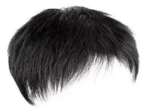 Kit 2 Protese Capilar Masculina Orgânica Natural Cabelo Liso
