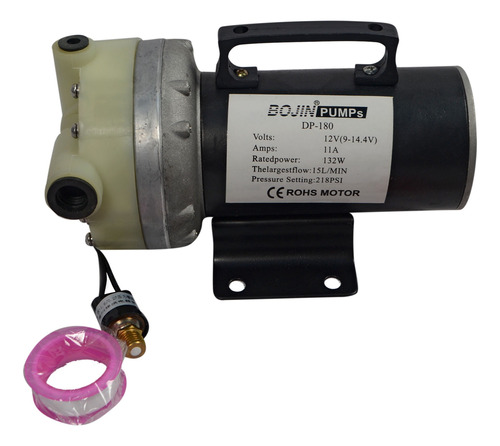 Bomba Diafragma  132w 12v Motor 15l/min 218psi Autocebante 