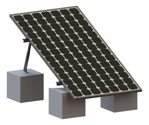 Montaje Para Panel Solar, Riel 8 De 1400mm Para Módulos Con