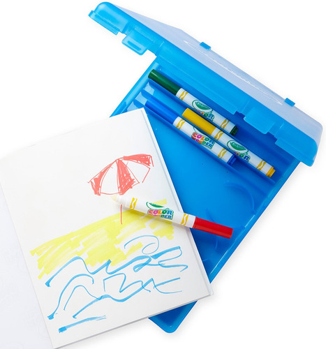 Imagen 2 de 3 de 4 Marcadores Color Wonder Crayola Stow & Go + Hojas