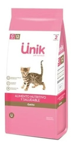 Alimento Unik Premium Gatito Bolsa De 7,5kg