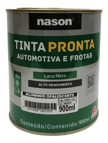 Pintura Automotriz Laca Nitro Duco Aluminio Opalescent 900ml