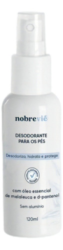 Desodorante Para Os Pés Hidrata E Protege Nobrevie