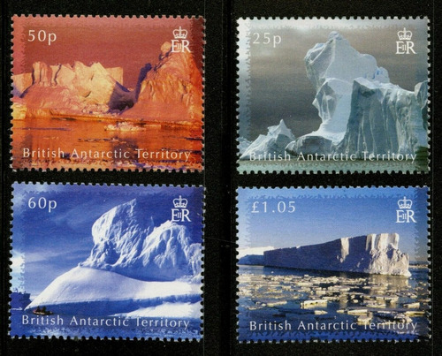 2007 Témpanos Hielo- Antártida Británica (serie) Mint
